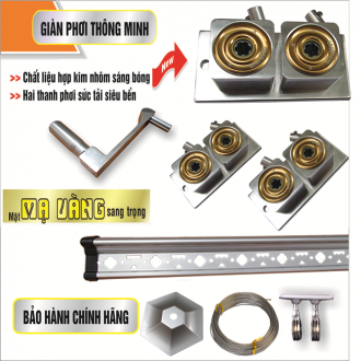 Giàn phơi Thông minh Hoà Phát 999B Giàn phơi Thông minh Hoà Phát 999B